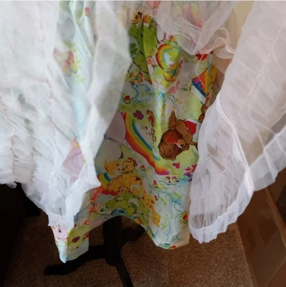 Iron Fist Care Bears Spring Fling Ruffled Chiffon Skirt - Picture 6 of 6